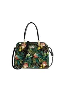 SERENADE TATIANA SN49-8137 TRIPLE COMPARTMENT LEATHER BAG - Picture 1 of 8