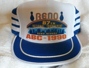 Vintage 87th National Tournament Reno Nevada ABC 1990 Snapback Cap  - Bild 1 von 6