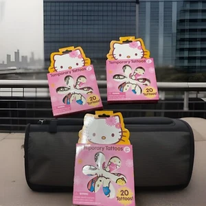 NUEVO 3 Paquetes HELLO KITTY 60 Tatuajes Temporales por Sanrio NUEVO - Imagen 1 de 1
