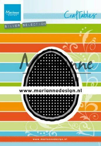 Cross stitch Easter Egg / Osterei - Craftables Coll. v. Marianne Design (CR1497)