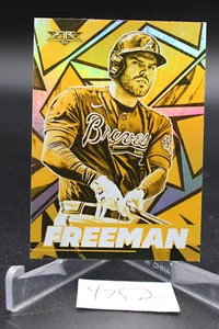 Topps Fire 2021 - Freddie Freeman #43 acuñado en oro - Imagen 1 de 2