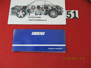 MANUALE USO LIBRETTO ASSISTENZA FIAT - Picture 1 of 3