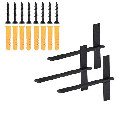 3 soportes de estante flotante en T de alta resistencia de 18/20/24", colgantes gratis, pared y encimera Foto 1 de 4