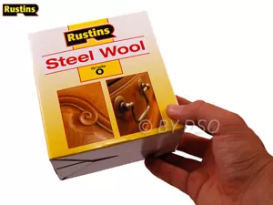 Rustins Oil Free Steel Wire Wool Grade 0 1 2 Ideal for Paint Polish Rust Removal - Picture 1 of 9