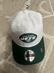 New York Jets New Era NFL 9TWENTY Classic Adjustable Baseball Cap Hat - Picture 1 of 4
