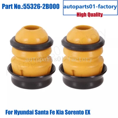 Bloque amortiguador amortiguador parachoques trasero 2 piezas para Hyundai Santa Fe 06-09 Foto 1 de 4