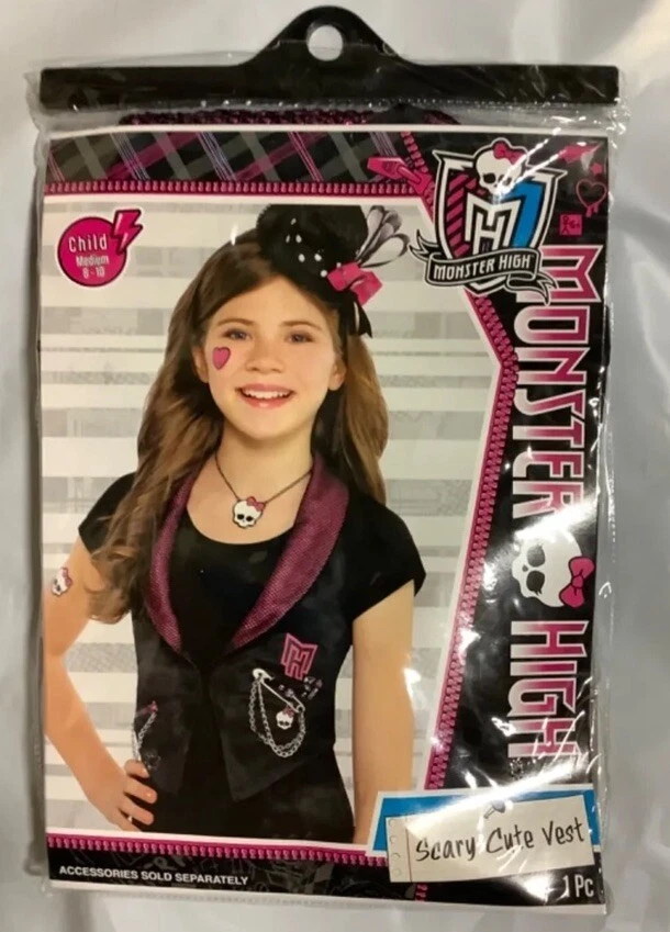 Monster High Scary Cute Vest Child Size Medium 8-10