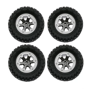4pcs/set Rubber Tires for WPL B-14 B-14K B-16 B-16K C-14 C-14K C-24 C-24K RC Car - Picture 1 of 8