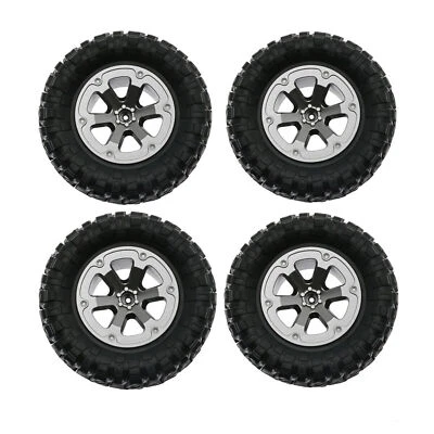 4pcs/set Rubber Tires for WPL B-14 B-14K B-16 B-16K C-14 C-14K C-24 C-24K RC Car - Image 1 of 4