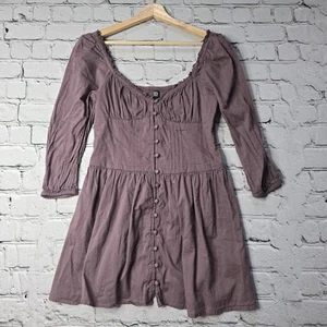 BDG Urban Outfitters Lydia Korsett Fit Flare Minikleid Lila Größe Medium - Bild 1 von 11
