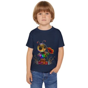 Heavy Cotton Toddler T-shirt LadyBug key to success Gift Kids Size: 2T-6T - Picture 1 of 21