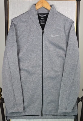 NIKE x KD35 Hombres Softshell Chal Cuello Cremallera Completa Chaqueta Grande Forrada de Vellón Gris Foto 1 de 4