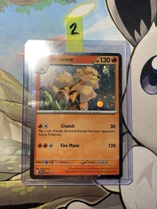 Pokémon TCG Arcanine Svp Black Star Promos SVP011 Holo Promo Cosmos Holo NM - Picture 1 of 3