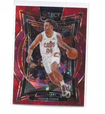 2024–25 Panini Select Джейлон Тайсон No77 Concourse красный треснутый лед призма (RC) полости - Изображение 1 из 2