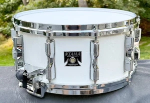 Piano de tambor vintage Tama Superstar Artwood Birch AW456 6,5"x 14" blanco - Imagen 1 de 19