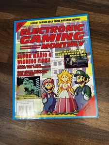 Electronic Gaming Monthly EGM No 27 October 1991 Super Mario 4 w/inserts - Picture 1 of 4