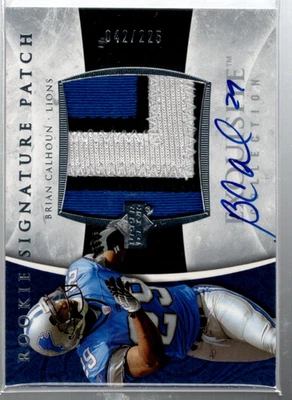 B7381- 2006 Exquisite Collection #112 Brian Calhoun RC Auto Patch /225 (ROOKIE) - Image 1 of 2