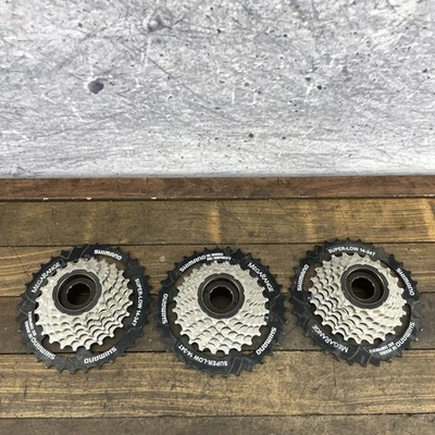 Shimano MegaRange Freewheel Super-Low 14-34T 7-Speed Thread-On Lot of 3 Bicycle - Image 1 of 4