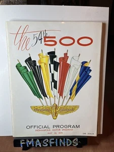 V3 1970 Official Indianapolis 500 Indy Race Program AL UNSER SR - Bild 1 von 2