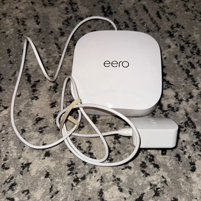 Eero Pro 6E Tri-Band Mesh Wi-Fi Router S010001 with OEM Power Cable Cord - Image 1 of 3