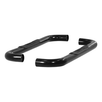 Aries 3in Round Black Nerf Bars Side Truck Steps Running Boards Part# 204018 Foto 1 de 4