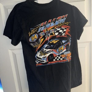 VAN HALEN 84 RACING T-shirt grafica uomo taglia S (34-36) manica corta • nera - Foto 1 di 3