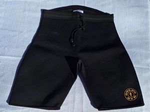 Gold's Gym Neoprene & Polyester Shorts Workout RN 110387 S/M - Picture 1 of 6