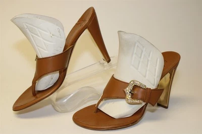 Vicini Giuseppe Zanotti новый Италии сделано женщин 8 B 38 кожаный каблук стринги туфли - Изображение 1 из 4