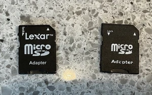 2 X Lexar MicroSD MicroSDHC TF Card To SD Card Adapter - Picture 1 of 1