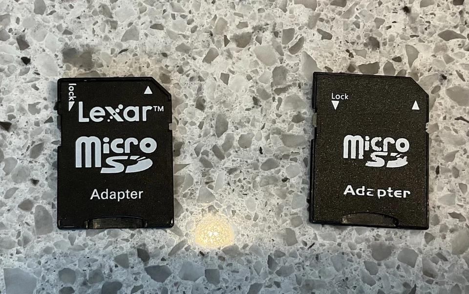 2 X Lexar MicroSD MicroSDHC TF Card To SD Card Adapter - Image 1 of 1