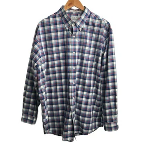 L.L. BEAN Wrinkle Free Traditional Fit Red/White/Blue Casual Shirt Men's XL - Picture 1 of 10