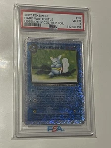 2002 Pokemon - Dark Wartortle - Legendary Collection Reverse Foil - PSA 4 VG-EX - Bild 1 von 4