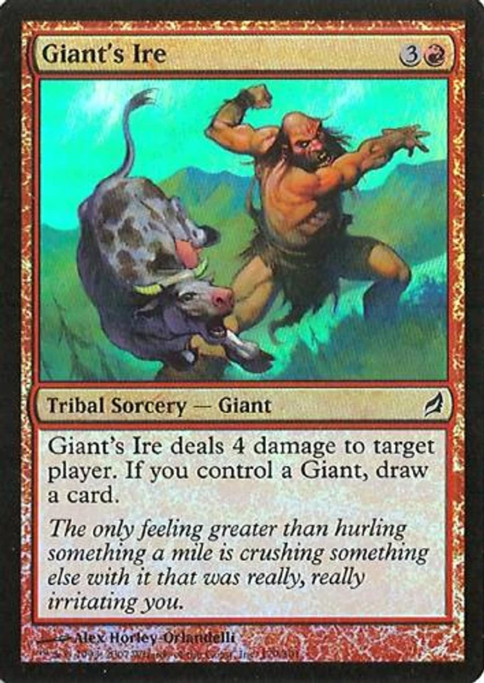MTG - Lorwyn - Giant's Ire - 2X - Foil - NM - Image 1 of 1
