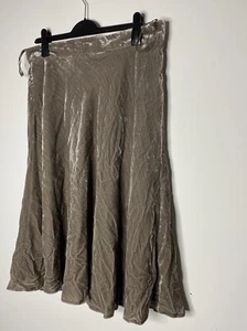 Marks And Spencer A Line Shirt Size 16 Regular Mushroom Colour M&S - Picture 1 of 10