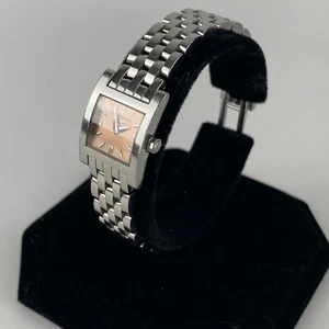 Vintage Longines Dolce Vita Ladies Wristwatch L5.161.4 Qz Pink Face Swiss Made - Picture 1 of 16