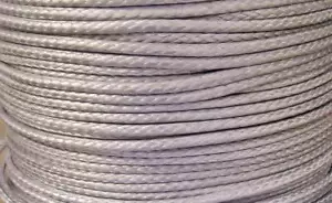 3MM X 50M Silver Dyneema® Fiber Synthetic Winch/ yacht rope tensile:1000 kg -NEW - Picture 1 of 1