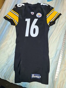 MAGLIA CALCIO CHARLIE LOTTO 16 PITTSBURGH STEELERS HOME AUTENTICA REEBOK tg 42 - Foto 1 di 12