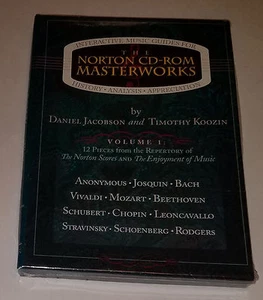 SEALED Norton CD-ROM Masterworks Interactive Guide History Anaylsis Appreciation - Picture 1 of 3