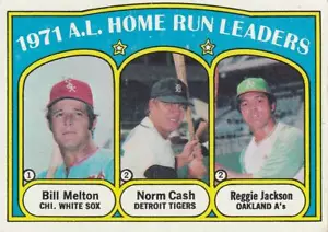 Reggie Jackson 1971 A.L. Home Run Leaders Trading Card #90 - Bild 1 von 1