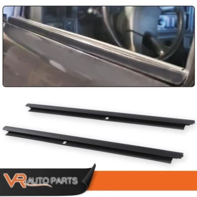 Fit For Chevy GMC Cadillac Truck Outer Window Sweep Felt Rear Sealing Strip Pair - Image 1 of 4