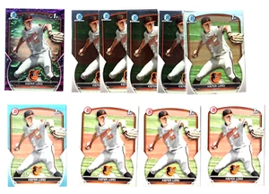 KIEFER LORD 2023 Bowman 1st Fuchsia /199 Refractor BD-137 /499 10-RC LOT ORIOLES - Bild 1 von 1