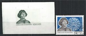 USSR 1973 Minr : 4096 Tiefdruck Probe Proof With Gum Nicholas Kopernikus