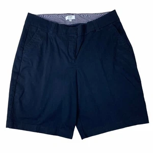 Pantalones Cortos Crown & Ivy Para Mujer Talla 8 Negro Chino 9" Entrepierna Caminar Bermudas Elastizadas - Imagen 1 de 6