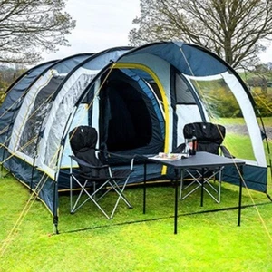 Maypole Leisure Bewdley 4 Person Family Tunnel Tent (Poled) MP9562 - Picture 1 of 13