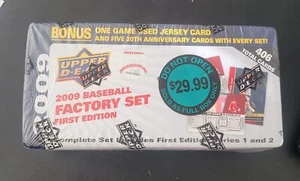 2009 Upper Deck Factory First Edition Baseball 1 and 2 Series Unopened Sealed - Picture 1 of 1