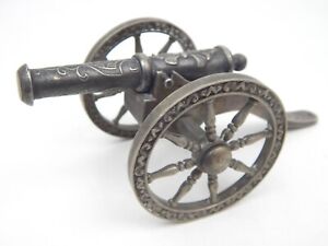 4B Silver Plate Artillery Cannon Replica American Civil War Made In England