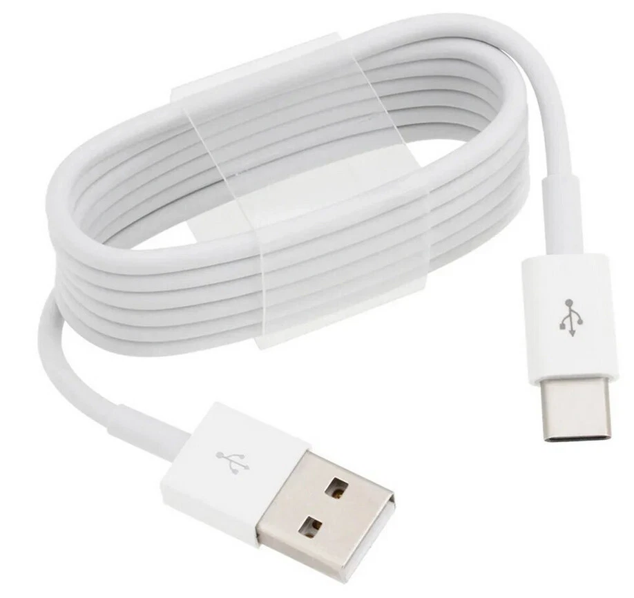 Genuine USB-C Charger Cable Lead, Samsung Galaxy S24 S23 S22 S21 A20 A40 A70 A8 - Image 1 of 1