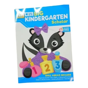 School Zone Big Kindergarten Scholar Age 5-6 Skill Area Include Beginning Sounds - Picture 1 of 6