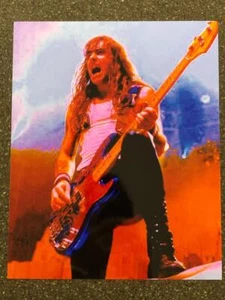 Iron Maiden - Steve Harris 8x10 Original Foto Seventh Son Tour Seattle Wa. - Bild 1 von 1