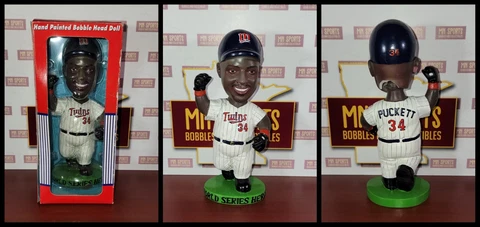 Kirby Puckett World Series Hero Bobblehead Minnesota Twins 1991 1987 Cover